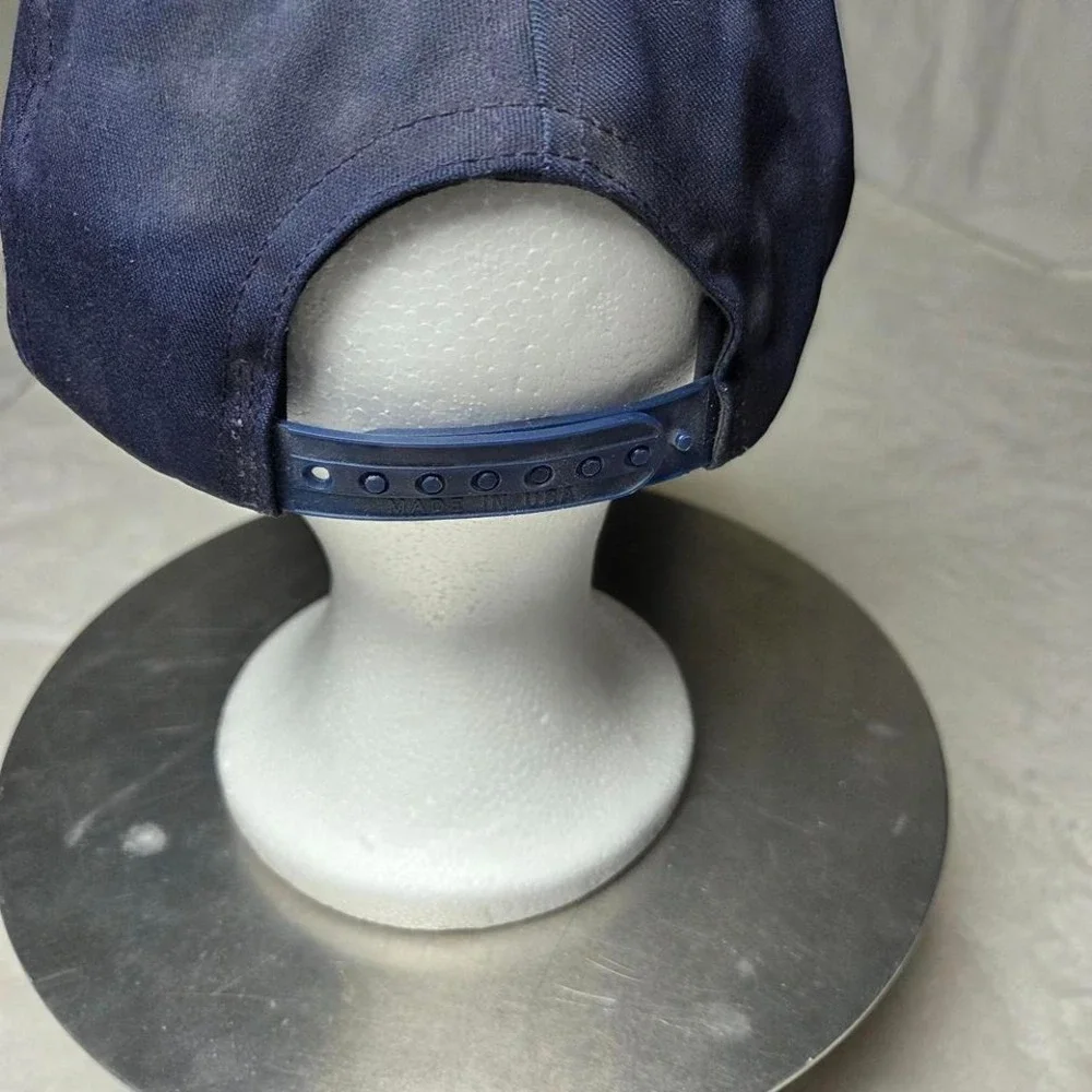 Vintage 1999 Bud Bowl Snapback‎ Hat Cap Embroidered Navy Blue Budweiser